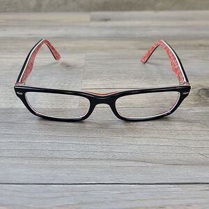 Ray-Ban Eyeglasses RB 5206 2479 52-18 140 MM Black Red‎ FRAMES ONLY